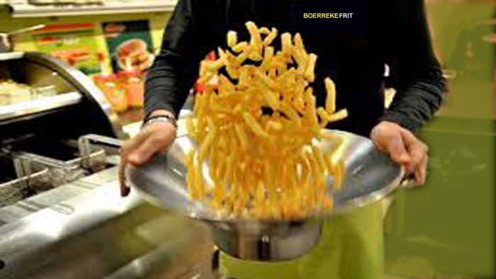 Frituur te huur, Feest met frituur